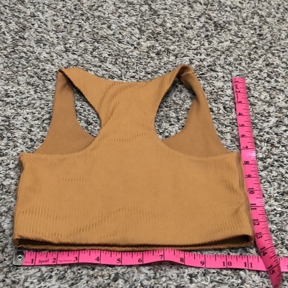 Girlfriend Collective Rib Paloma Bra Size XS Tan - Picture 3 of 4